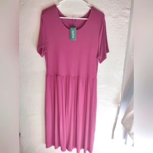 Size L Mauve colored Midi dress